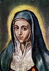 El Greco Famous Paintings - The Virgin Mary